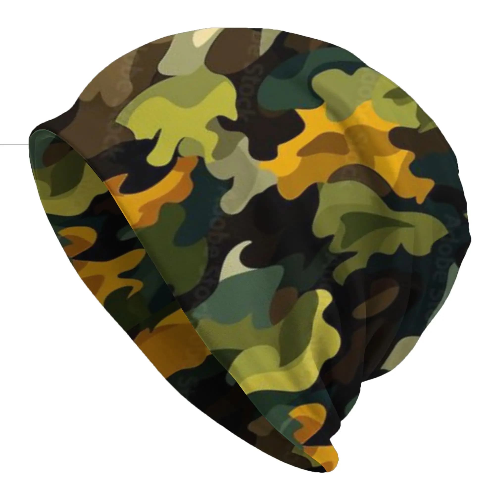 Cappelli Bonnet Jungle Camouflage da uomo e da donna, cappello sottile mimetico (3), berretto stile street, berretti skullies, cappelli street