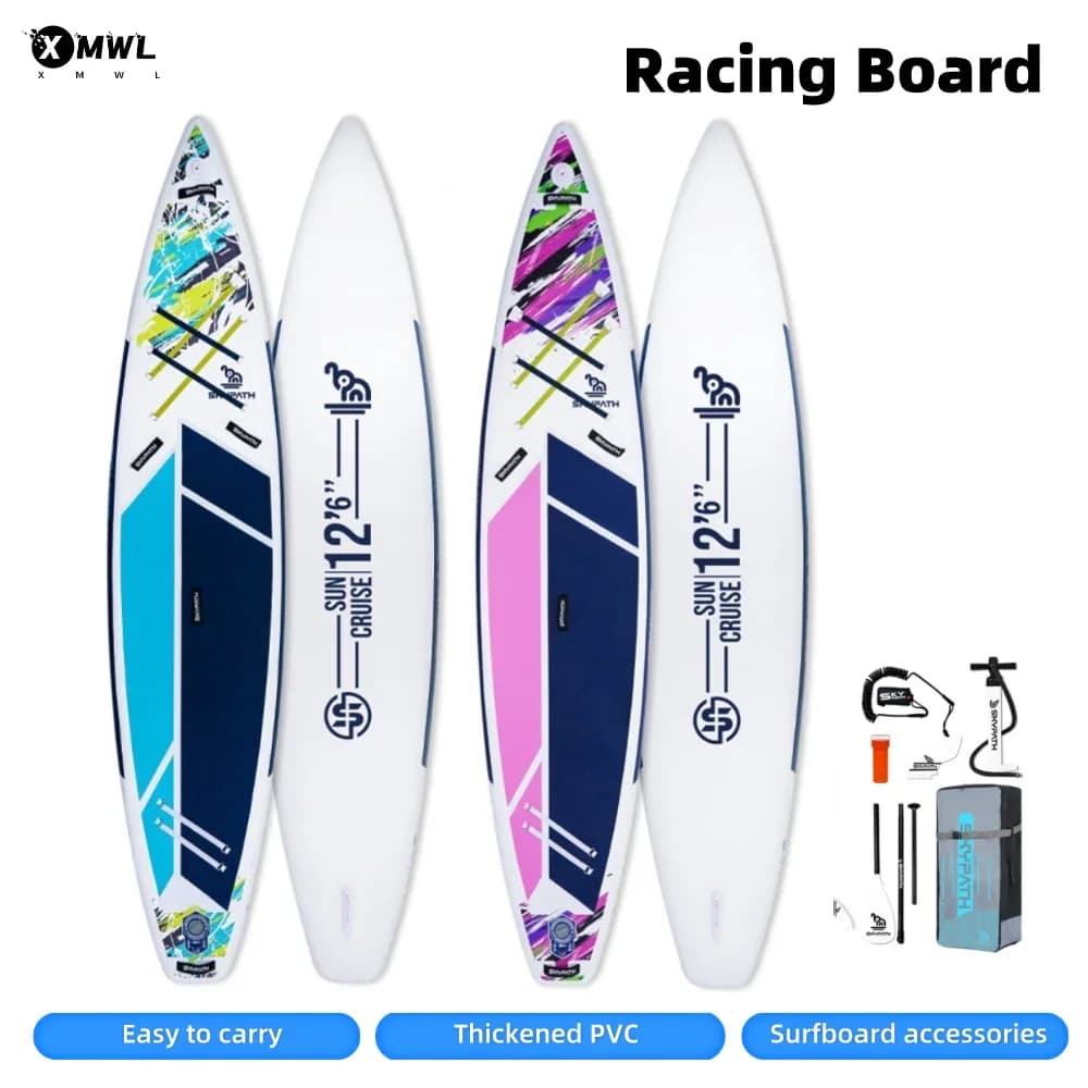 Inflatable Stand Up Paddle Board for Surfing Durable SUP Surfboard with Pump, Paddle & Backpack for Water Sports and Adventure