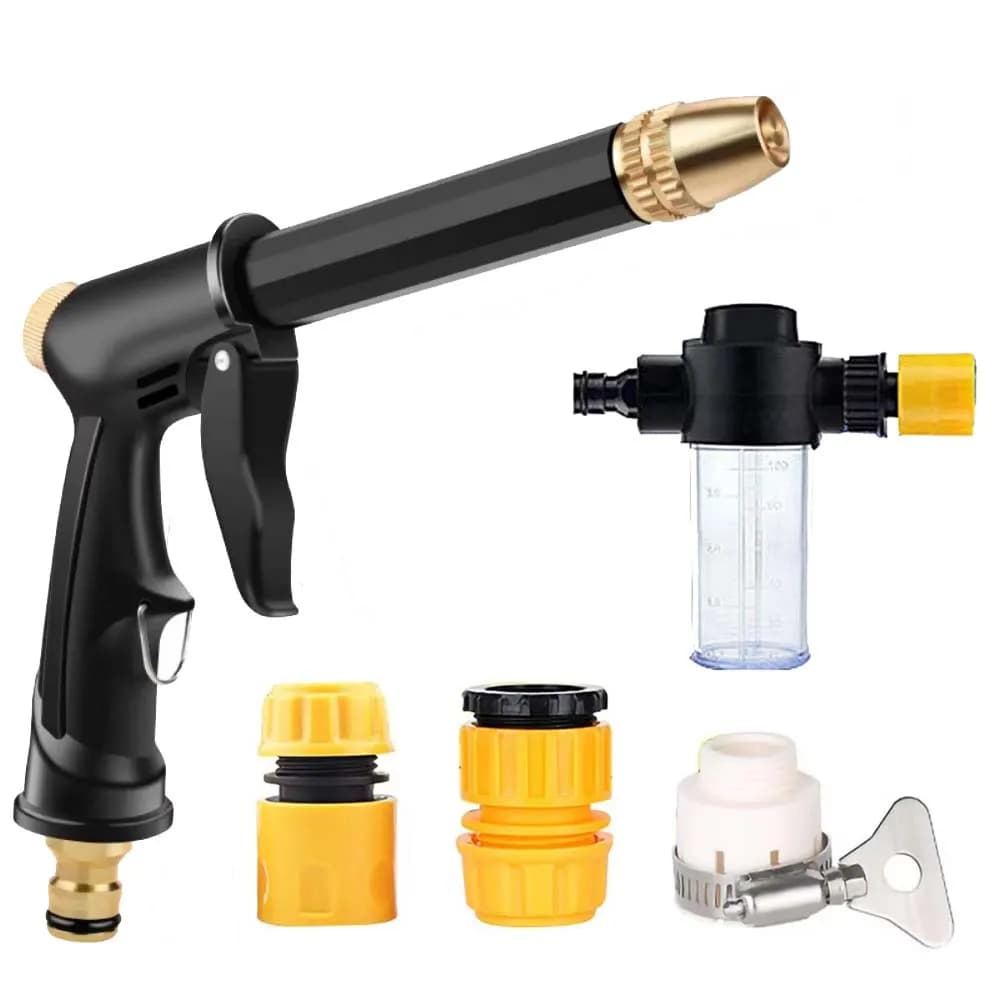 High Pressure Portable Water Gun For Cleaning Car Washing Machine Supplier Water Foam Gun For Garden Irrigation