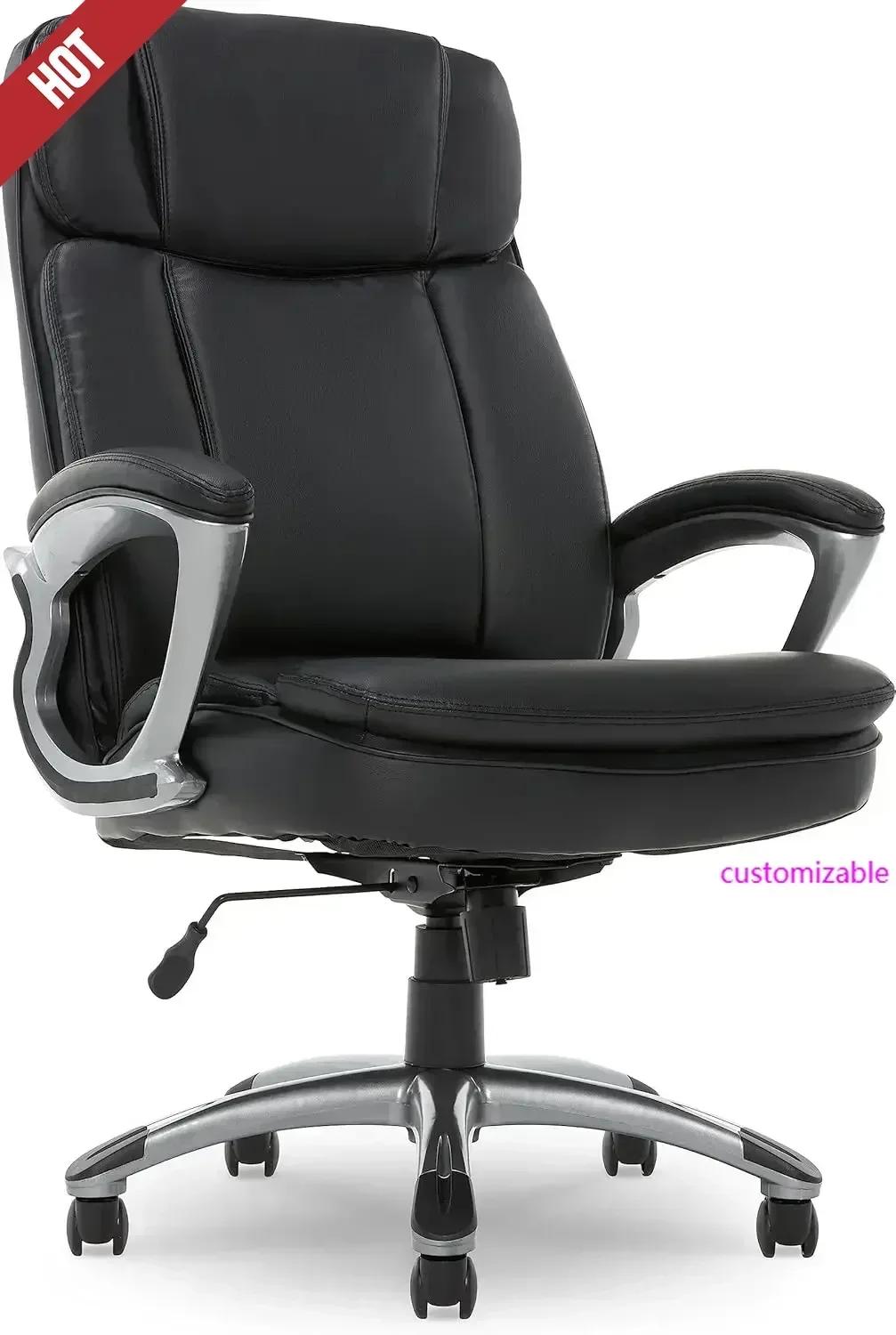 Sedia da Ufficio Ergonomica Fairbanks Big and Tall con Schienale Alto e Cuscini Stratificati per Gaming e Computer