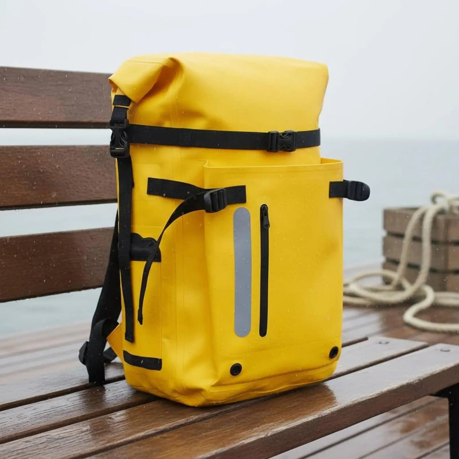 Mesh Waterproof Diving Pack Professional Scuba Equipment Backpack Dry Bag Carrier for Beach Snorkeling and Boating