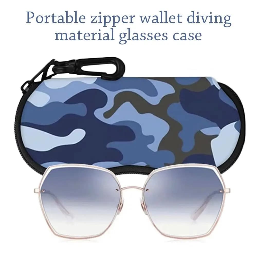 Diving Material Glasses Sunglasses Bag Protective Cover Eye Wear Accessories Myopia Glasses Case Anti Fall Zipper Wallet