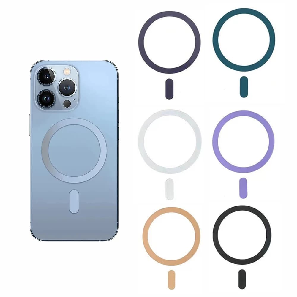 Magsafe Wire Plate Ring Magnetic Support Ring Universal Wireless Charger Cell Phone Sheet for iPhone 16 17 Xiaomi