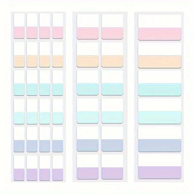 420pcs Sticky Index Tabs File Flags File Index Tabs Writable Page Markers for Labeling Organizing Documents File Folders Books