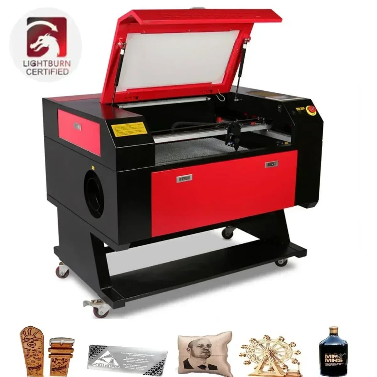 VEVOR 80W Laser Engraver Laser Engraving Machine CO2 500x700mm Ruida Control Woodworking Tools Laser Engraver for Acrylic Wood