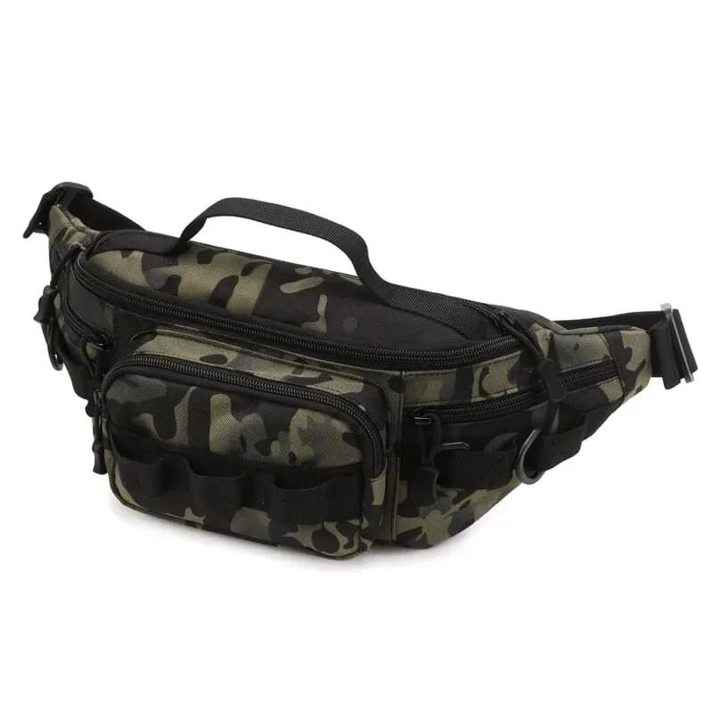 Rilibegan Marsupio da uomo Tractial Molte Pouch Cintura Marsupi Multifuctionali Marsupi da esterno Uomo Marsupio tattico