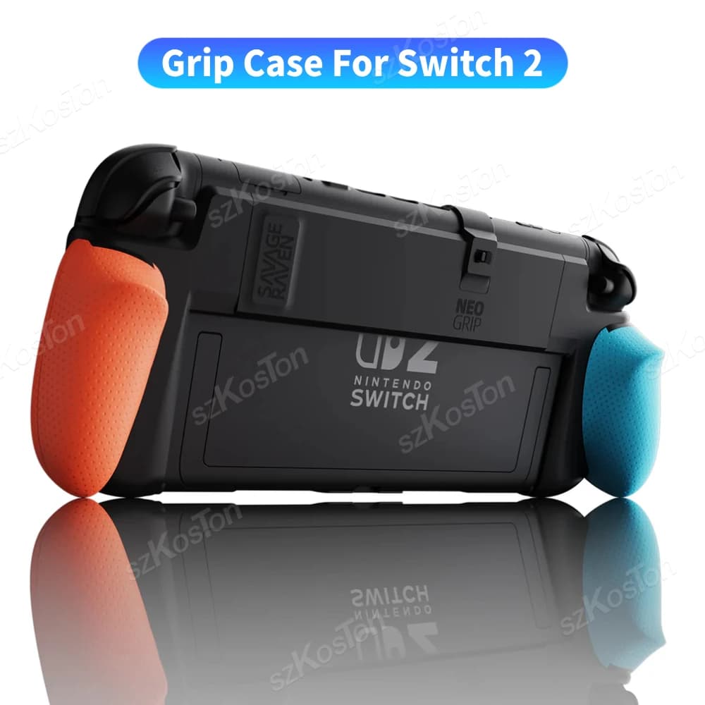 per Nintendo Switch 2 NeoGrip con impugnatura sostituibile Custodia protettiva Guscio rigido per Switch 2 Accessori da Savage Raven