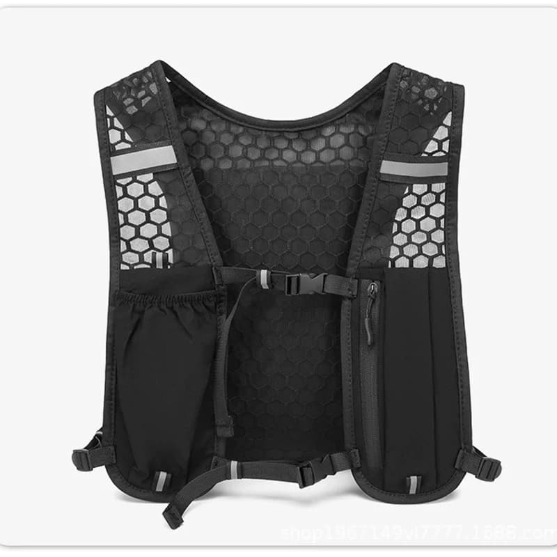 New Running Vest with Wallet, Reflective Light vest for Hydrating with Phone Door