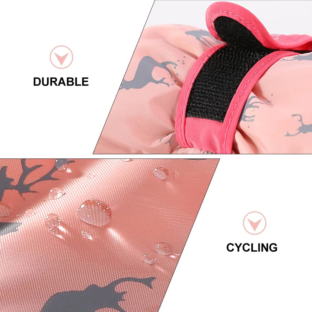 1 paio di guanti termici impermeabili da ciclismo per donna, guanti sportivi invernali ispessiti per sci, escursionismo, alpinismo, campeggio, equitazione