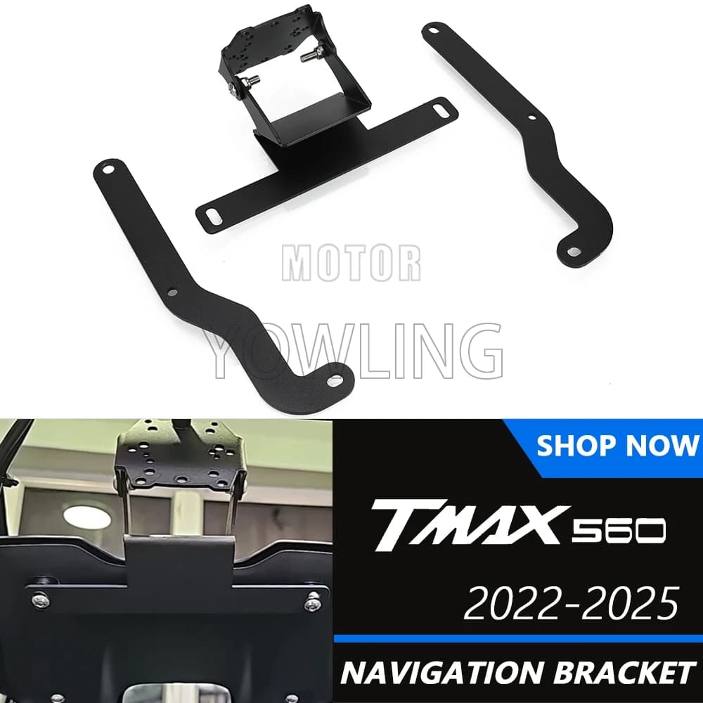 Supporto per Telefono e GPS per Moto T-MAX 560, Compatibile con Yamaha Tmax 560 Tmax560 T-MAX560 2022 2023 2024 2025