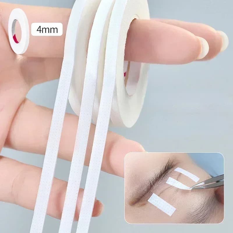 4MM Eyelash Lifting Tape Breathable Medical Paper Tapes Eyelash Extension Lint White Tape Eye False Patch Eyelid Sticker Tools