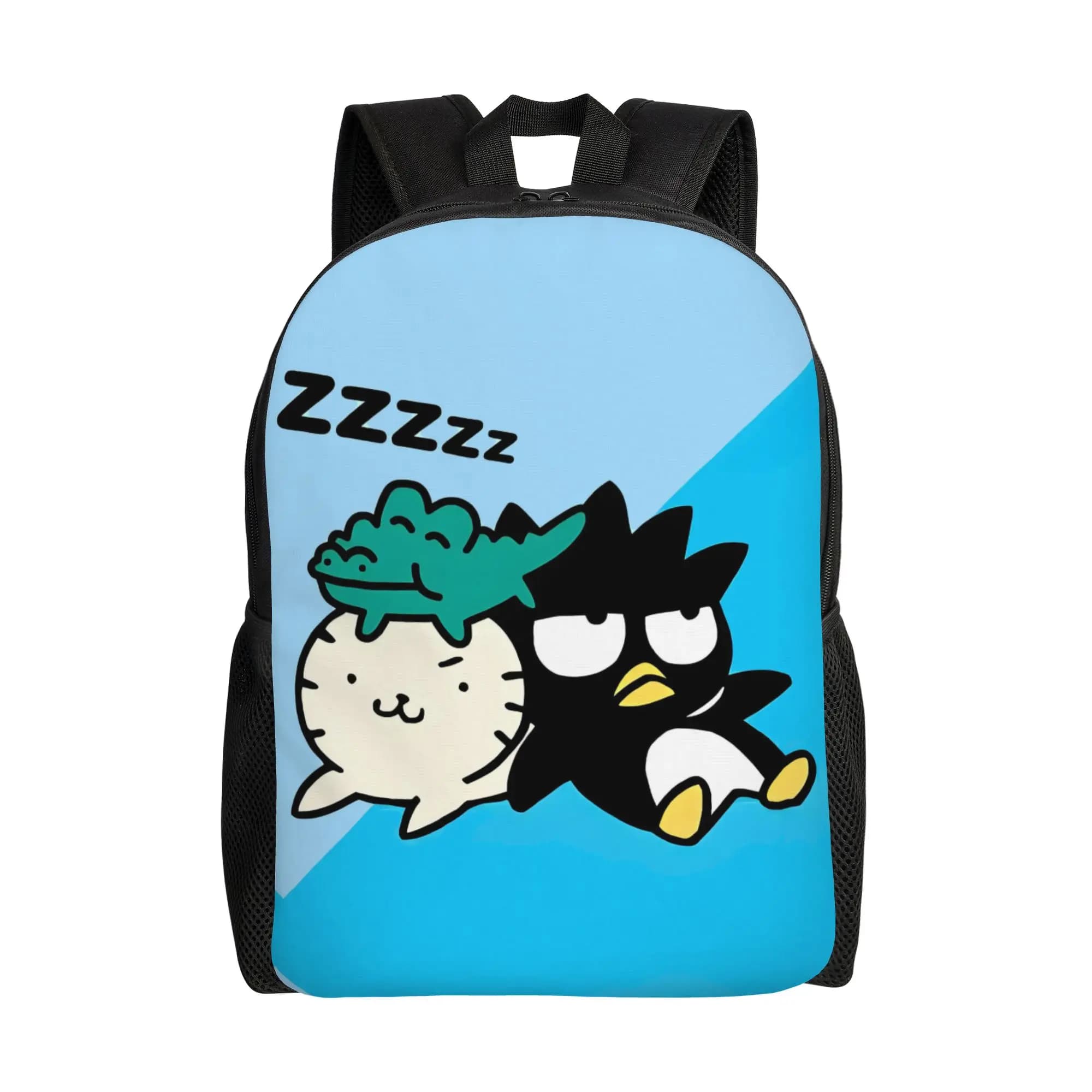 B-BADBADTZ Backpacks for Men Women School College Student Bookbag Fits 15 Inch Laptop Penguin Anime Bags