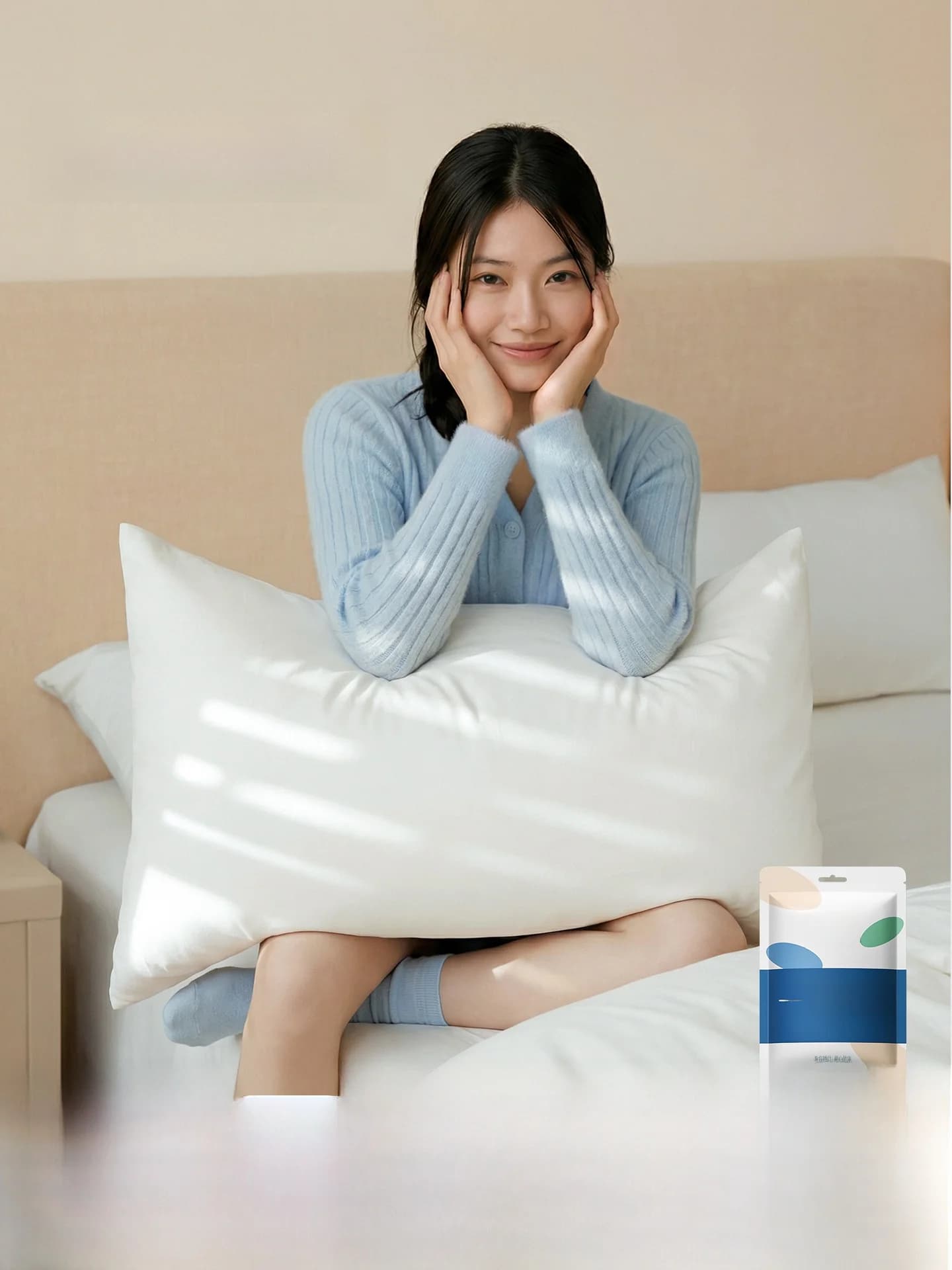 Fodera per cuscino da viaggio usa e getta, portatile, per hotel, accessori per la biancheria da letto, confezione singola, copertura in spugna antisporco