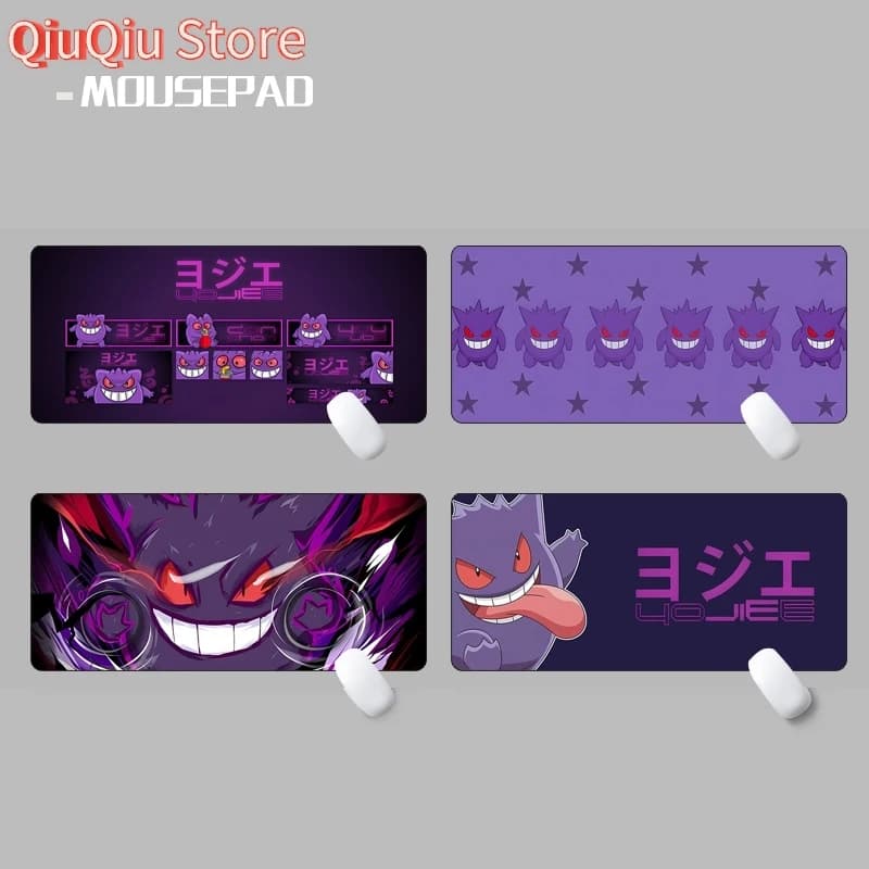 Tappetino per mouse anime Grande viola Gengar Tappeto per tastiera carino Accessori da gioco per laptop Tappetino per mouse Tappetino per mouse esteso Tappetino per mouse da gioco grande