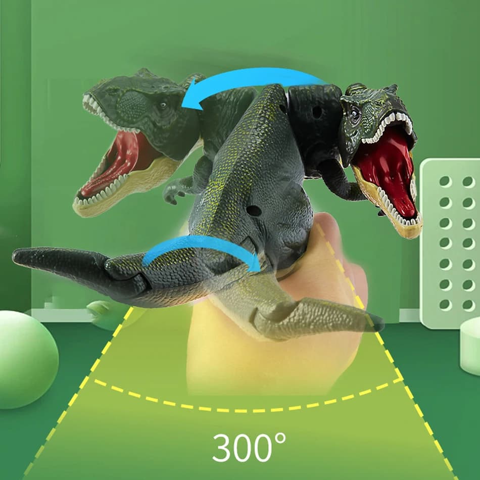 Funny Za Za Sound Dinosaur Children Decompression Toy Hand-operated Telescopic Swing Dinosaur Fidget Toy for Kids Xmas Gift