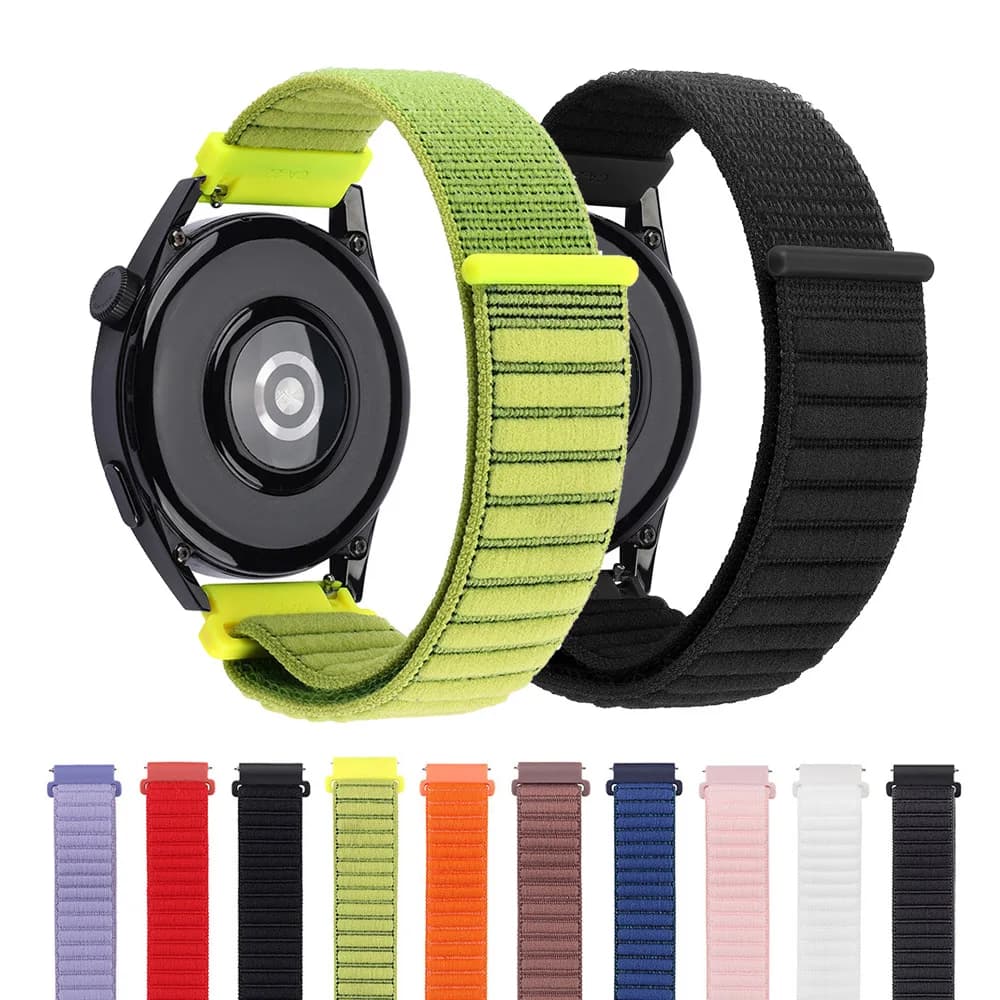 Cinturino sportivo in nylon da 22 mm per Xiaomi Watch 2 Pro / S4 S3 S2 46MM / Mi S1 Active Pro Band cinturino di ricambio braccialetto Mi Color