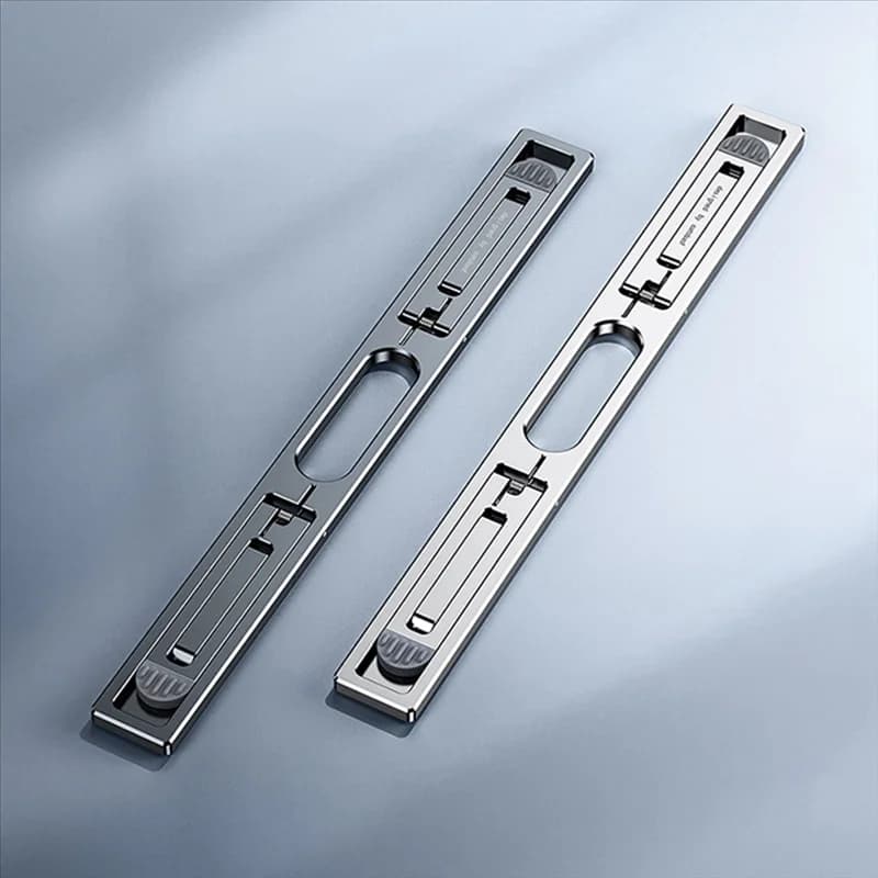 Supporto per Laptop verticale in alluminio per MacBook Air Pro supporto regolabile Riser supporto per Notebook portatile pieghevole grigio
