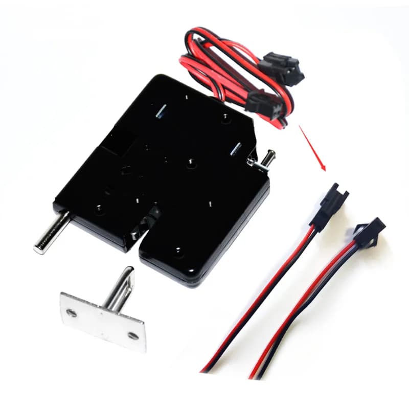 DC-12V serratura elettrica Picks latch serratura elettromagnetica per armadietto elettronico Smart Cabinet Lock con asta a molla fino a 330 libbre