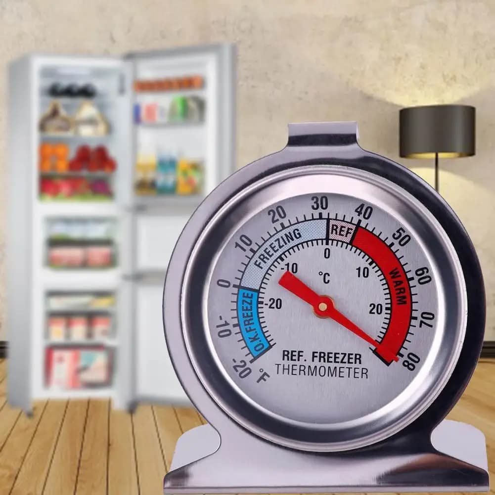 Packaging Thermometer for refrigerator and freezer Classical series Big dial Red indicator Accurate temperature for refrigerator
