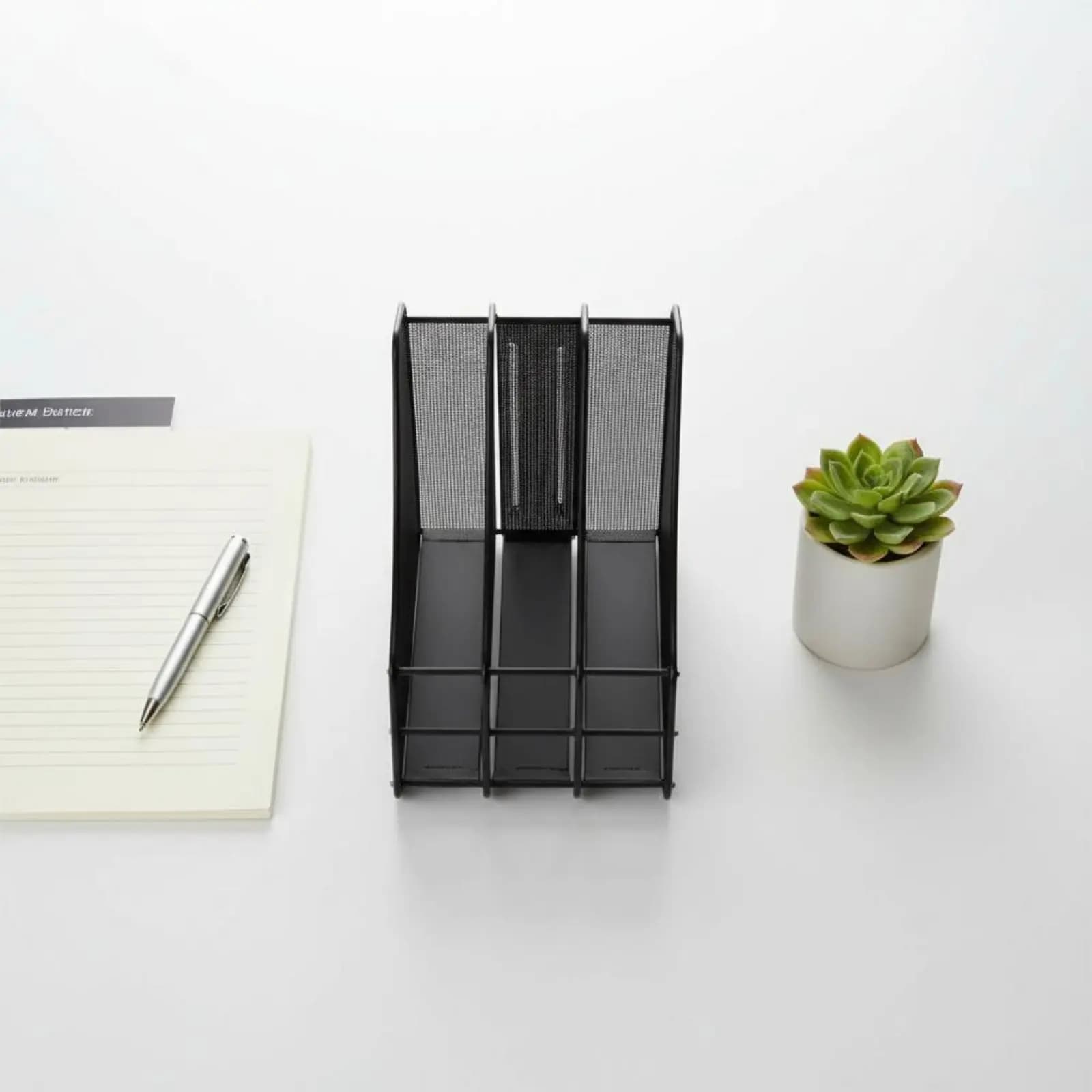 Portadocumenti A4 in Plastica Trasparente Resistente con Chiusura a Scorrimento, Leggero e Impermeabile per Ufficio