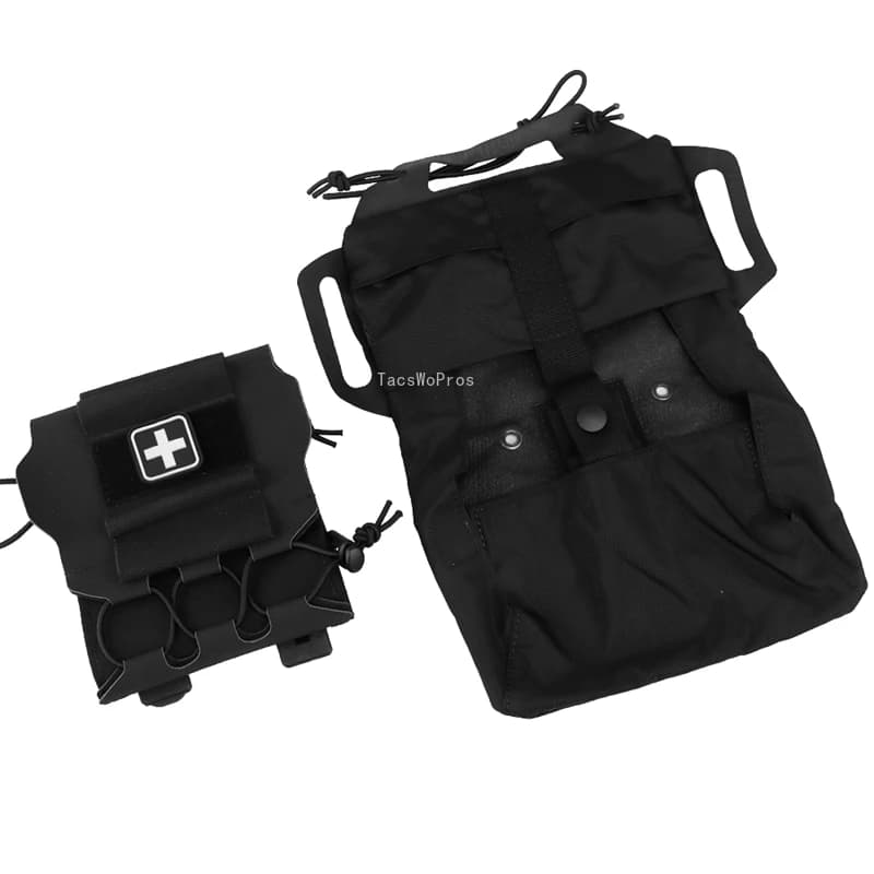 Borsa Medica Tattica MOLLE Kit di Pronto Soccorso a Rapido Dispiegamento Borsa di Emergenza per Sopravvivenza Caccia Escursionismo Sport