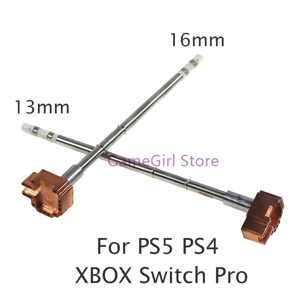 Punta per saldatore rimovibile speciale T12 da 13mm/16mm per joystick PS5, PS4, XBOX, Switch Pro