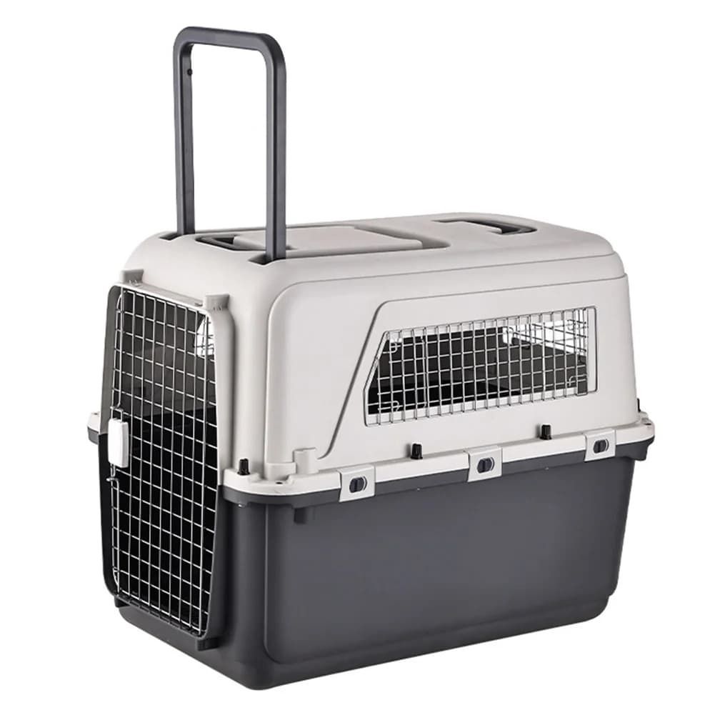 Cannuccia da viaggio per animali domestici, lunghezza 33 pollici/larghezza 21,6 pollici/altezza 25,2 pollici, portaanimali portatile per compagnie aeree, gatti, trasportino da viaggio per animali domestici