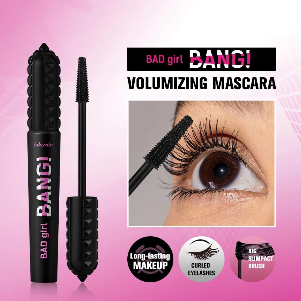 Black Volumizing Mascara, Extend for Eyelash, Waterproof and Durable, Korean Cosmetic Anti-Watch