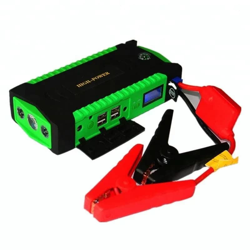 l Per v69800 mah 4 porta USB 18650 booster batteria avviamento con LCD per jumpstarter per auto diesel da 6,0 litri