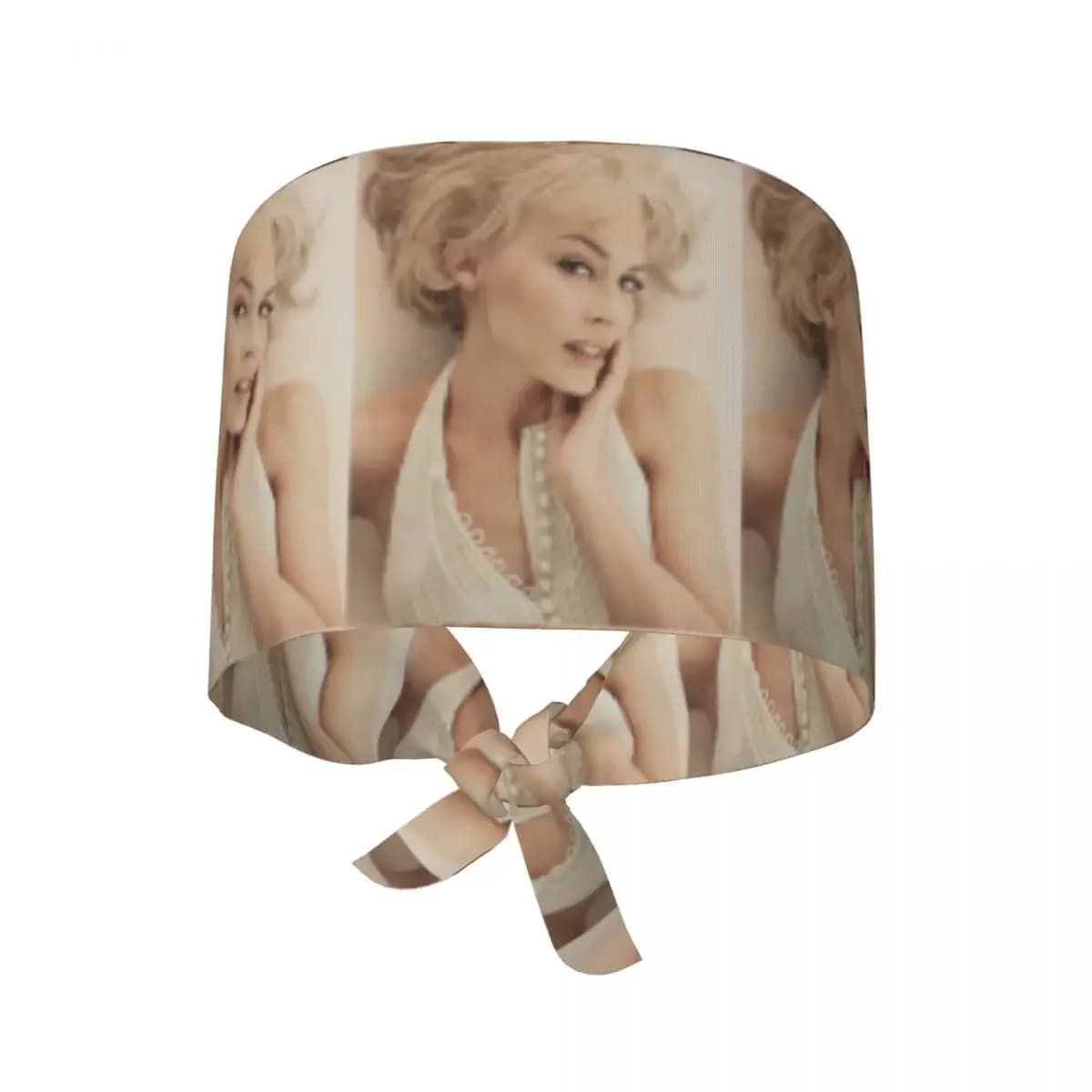 Kylie Minogue - Collage Scrub Hat Doctor Working Surgical Cap Unisex Adjustable Nursing Caps for Dentist