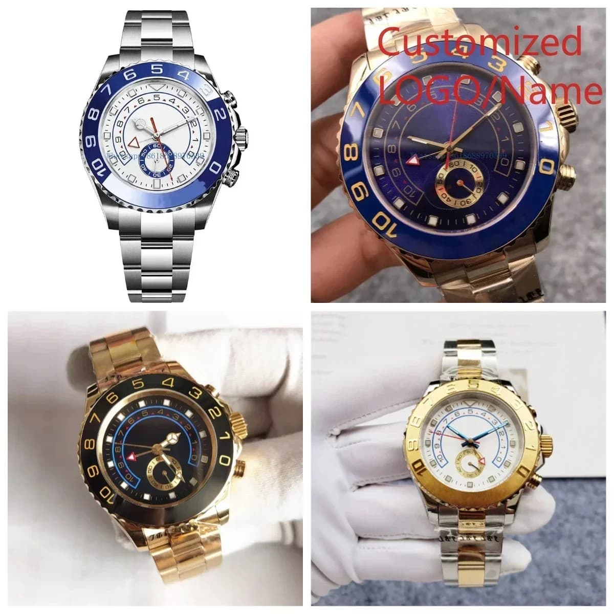 Orologio Personalizzato DONGDI da Uomo, 44mm, Automatico Meccanico, Marca di Lusso