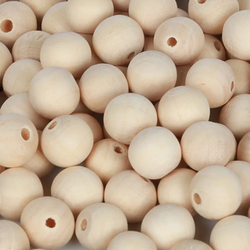 10 Pezzi Bastoncini Diffusori Dritti in Rattan Naturale con Perline in Legno per Diffusore di Oli Essenziali, Stoppino Aromatico per Interni