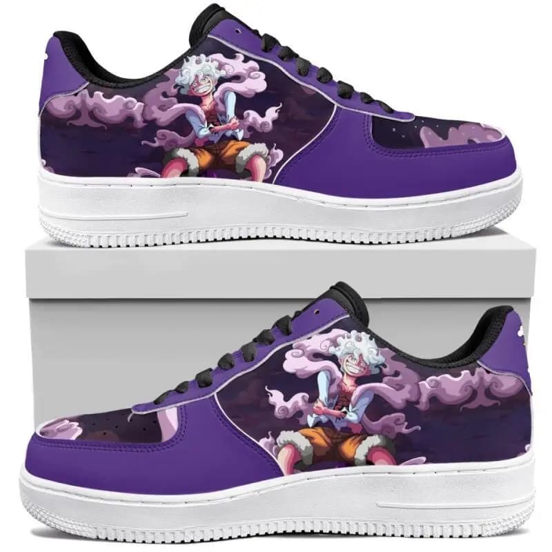 Scarpe alte One Piece Anime, sneakers da basket per uomo e donna, scarpe di coppia Monkey D. Luffy, regalo personalizzabile