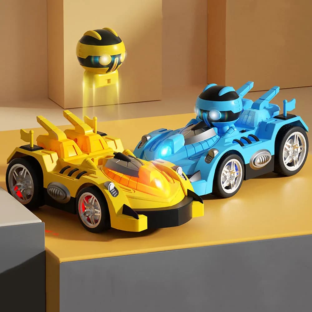 Giocattoli elettrici telecomandati 2.4GHZ Super Battle Bumper Car Crash Bounce Espulsione Robot Genitore Bambino Gioco competitivo Giocattolo VG162