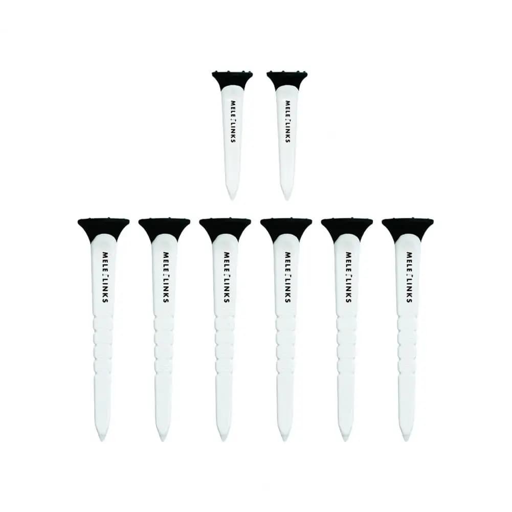 Confezione da 8 magliette da golf Tees da golf ad altezza regolabile Bulk riducono l'attrito T-shirt in plastica con rotazione laterale Accessori da golf