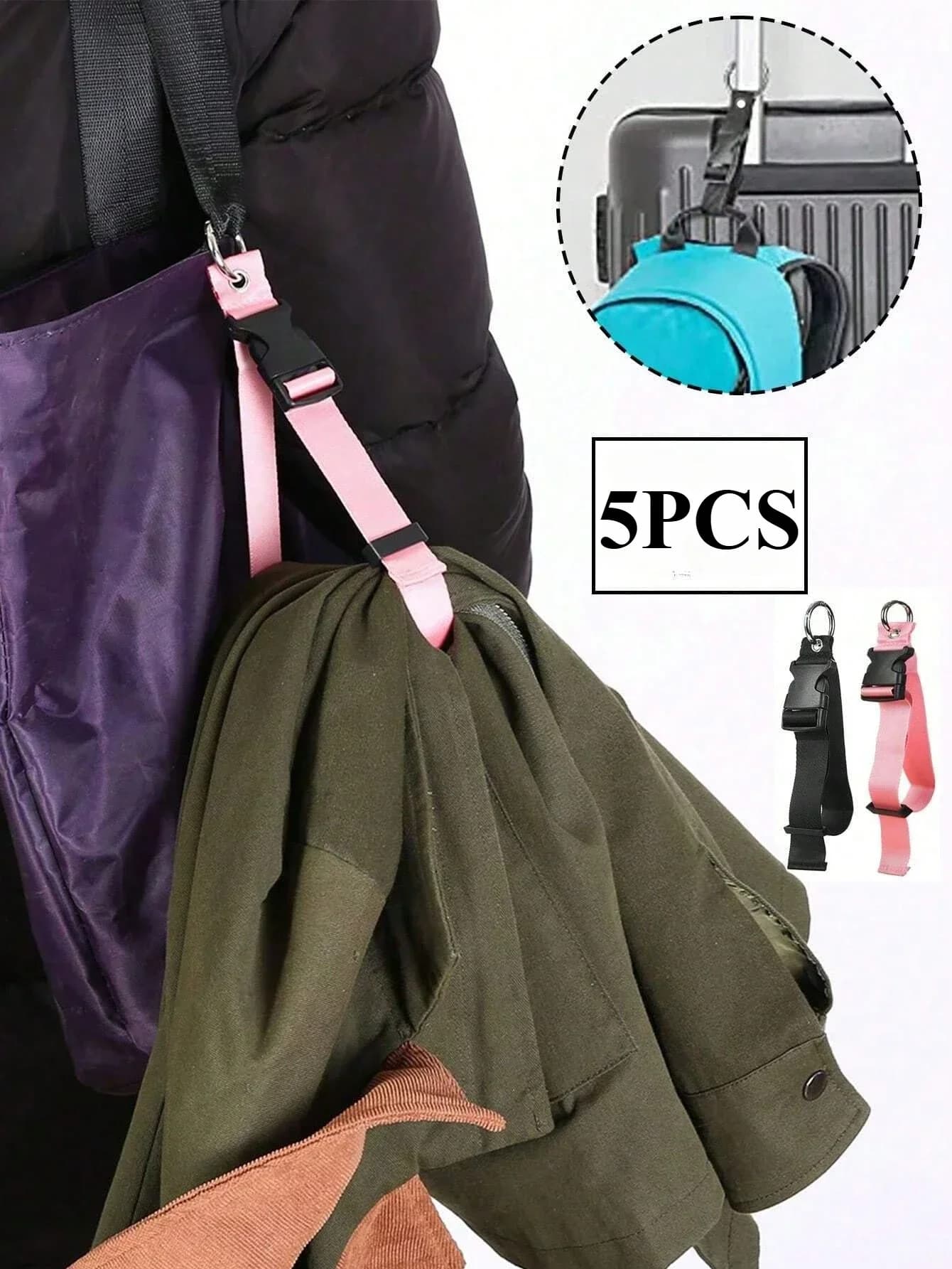 Cinghia per bagagli antifurto portatile Fibbia da esterno durevole Clip per zaino da donna per uomo Etichette per borse regalo da viaggio indispensabili per bagagli