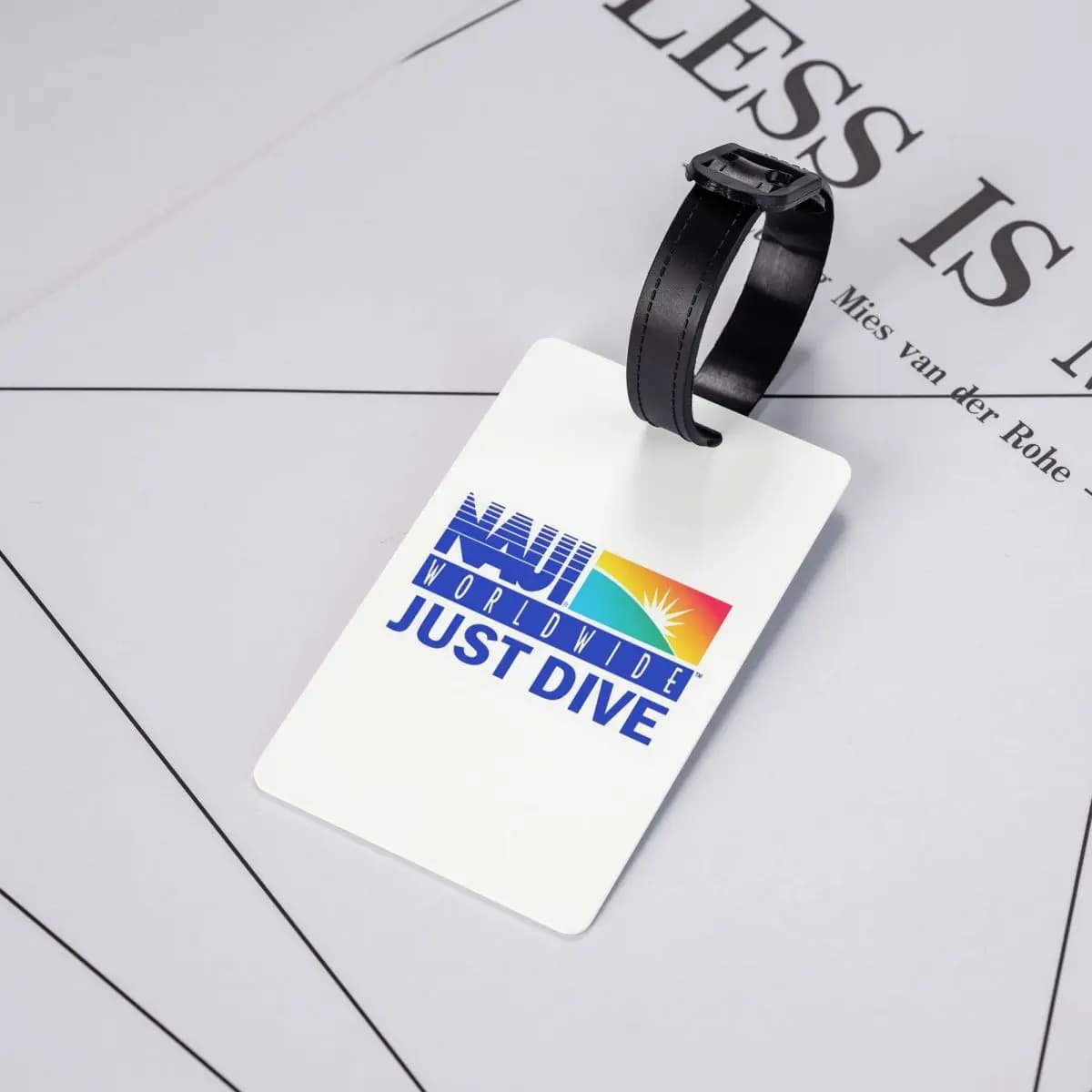Etichette per Bagagli NAUI 'The Definition of Diving', Accessori per Valigie, Etichette per Bagagli da Viaggio, Porta Etichette con Nome e Indirizzo