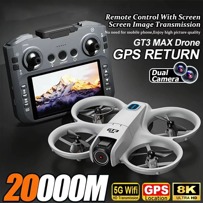 2026 NEW GT3 MAX GPS Drone 8K Aerial HD Photography Optical Flow Positioning Obstacle Avoidance Brushless Power 5G WIFI Drone