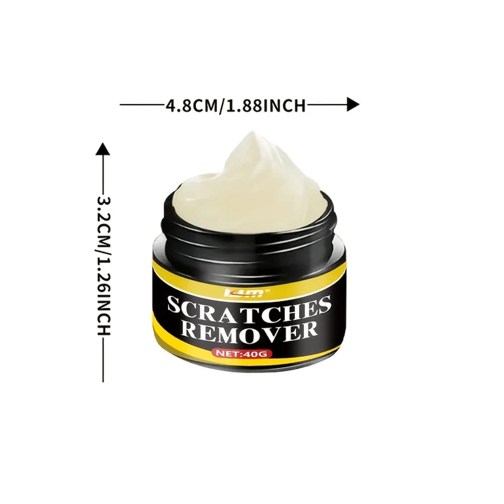 Cera Riparatrice per Graffi Auto, Crema Lucidante e Rimuovi-Graffi - Adatta per una Rapida Ripristinazione della Lucentezza su Tutti i Veicoli - Ideale per