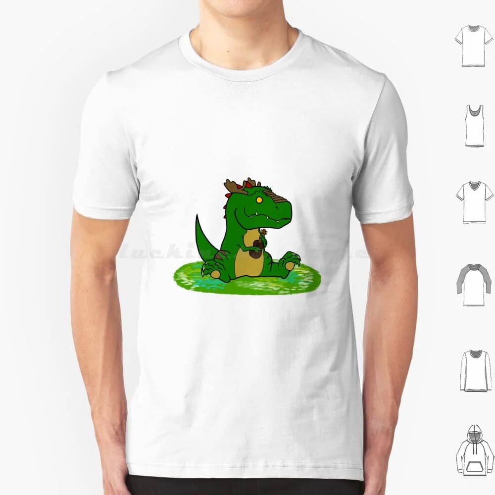 Archie The Moose T Shirt Uomo Donna Bambini 6xl Dinosauro Simpatico Ukulele Alce