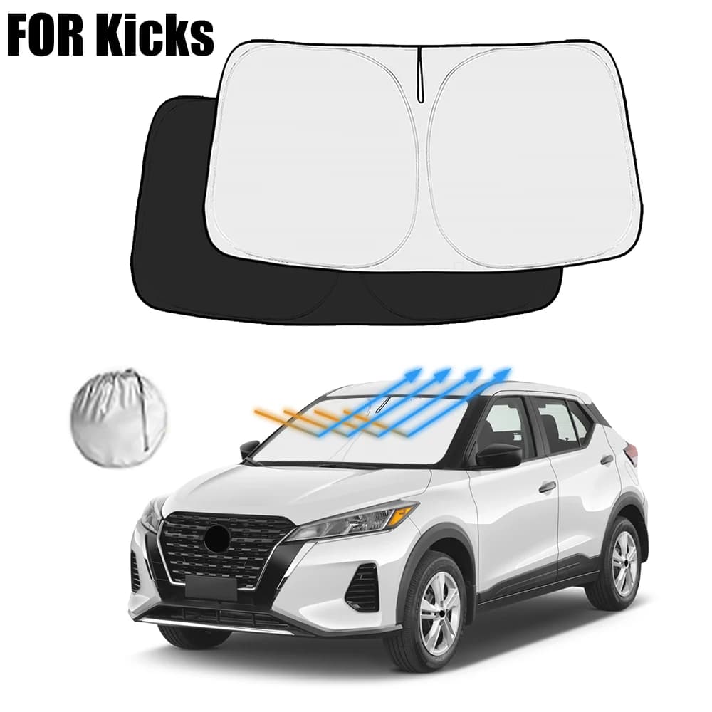 Per Nissan Kicks 2018 2019 2020 2021-2025 Auto Parabrezza Parasole Copertura Finestra Anteriore Parasole Visiera Auto Interni Protezione UV