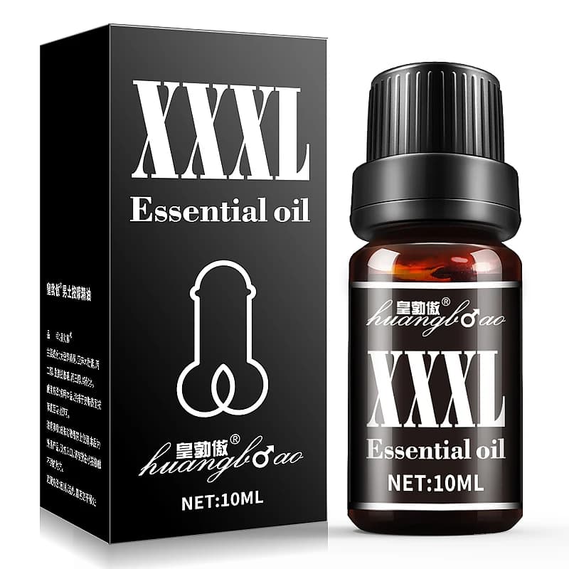 Olio per l'ingrandimento del pene maschile Massaggio per cazzi grandi XXL Uomini sessuali, Olio per l'ingrandimento Aumenta il cazzo per il sesso 18+, Adatto per i viaggi