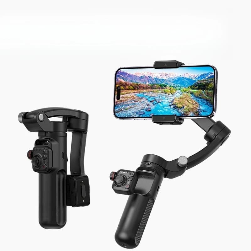 Nuovo gimbal anti-vibrazione a tre assi portatile intelligente, bastone selfie stabilizzatore per telefono cellulare, artefatto di follow-up completamente automatico