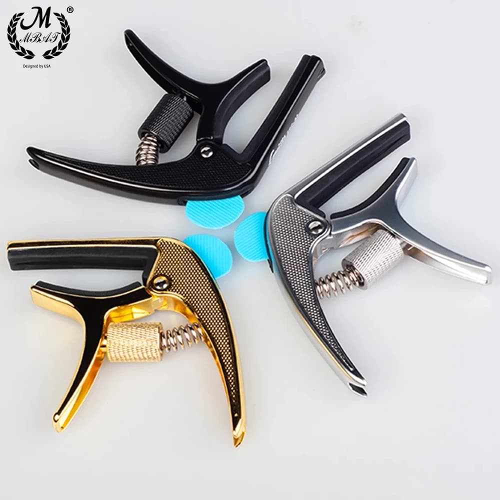 Electric Guitar Capo Zinc Alloy Metal Capo Guitar Capo for Guitar Bass Ukulele Guitar Clip Clamp