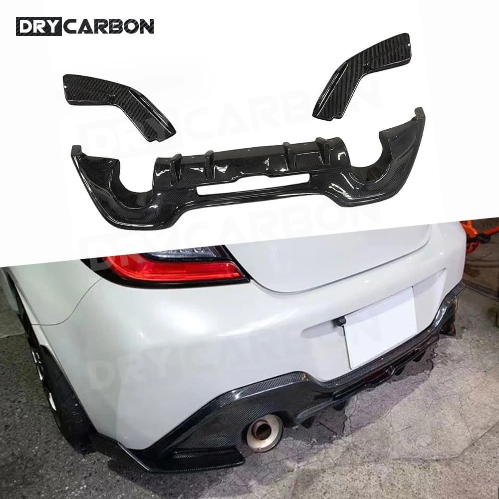 Carbon Fiber Rear Diffuser, Wheelchair Splitter, Toyota GR86 Spoiler and Subaru BRZ 2022 2023, FRP Body Kit, Car Accessories