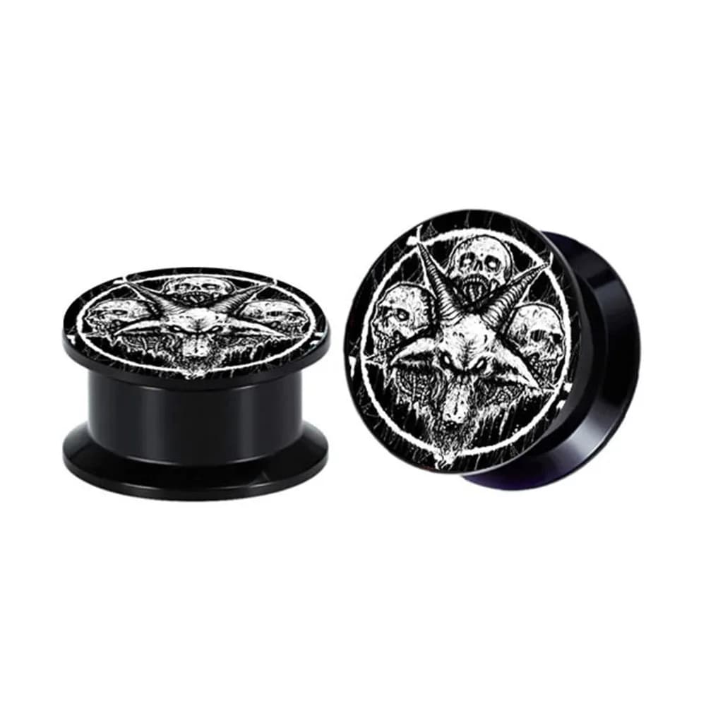 1PC Artiglio Fantasma Spina Dell'orecchio Gioielli Penetranti Auricolare 6-16mm Ingrandimento Dell'orecchio Penetranti Gioielli TUNNELS Spina Orecchini Dilatacion Oreja