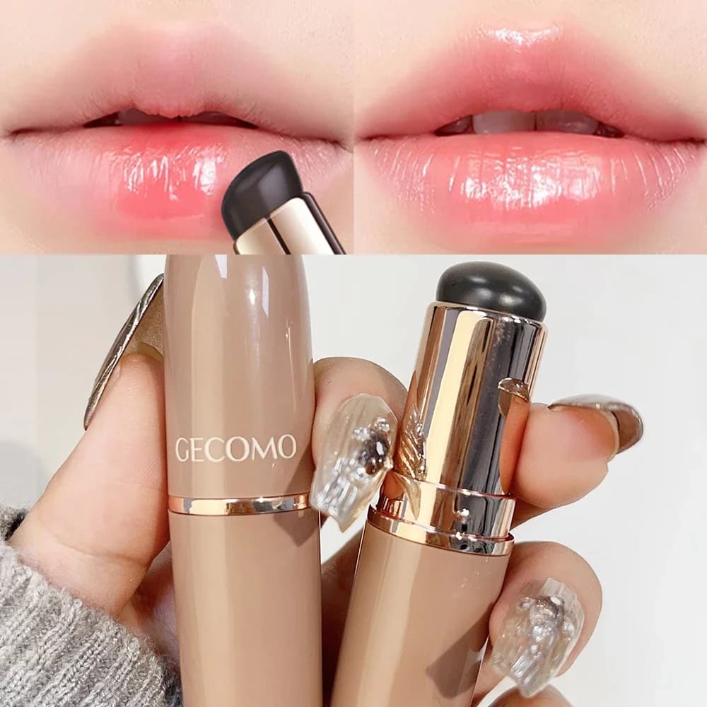 Lip Brush in Silicone Brush for Lipstick Multifunctional Corrector like fingertips Q Lipstick Makeup Brushes Soft Round Head No Broken