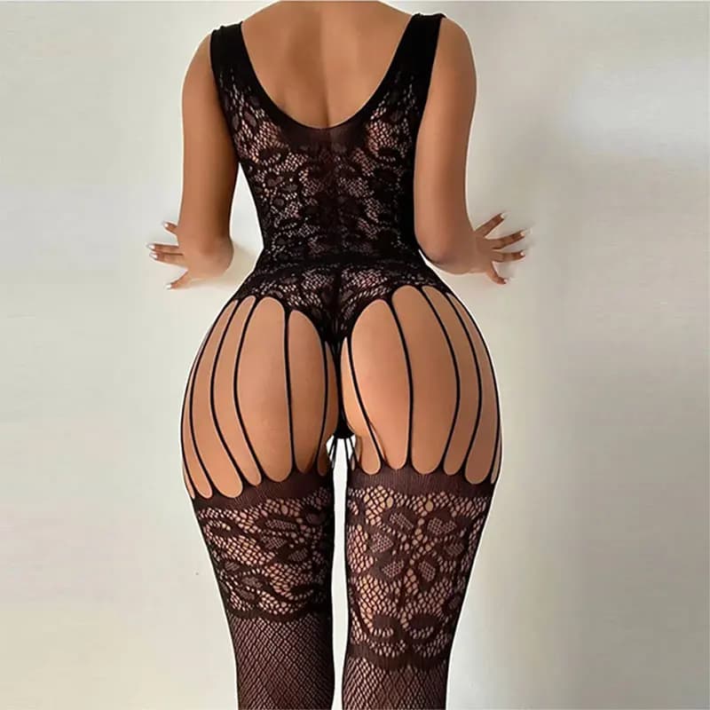 Vestiti sexy per le donne Giocattoli sexy per donna Teddy Intimo Body erotico con apertura sul cavallo Body Lingerie A rete stretto Bondage porno