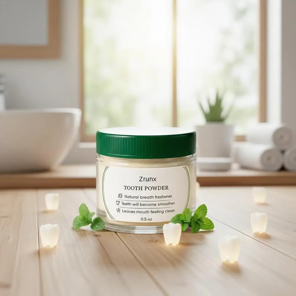 Powder for Dental Care, Removes Plate, Deep Cleaning, Fresh Food, Polishing, Genuine Care, Nutrient Powder for Tooths