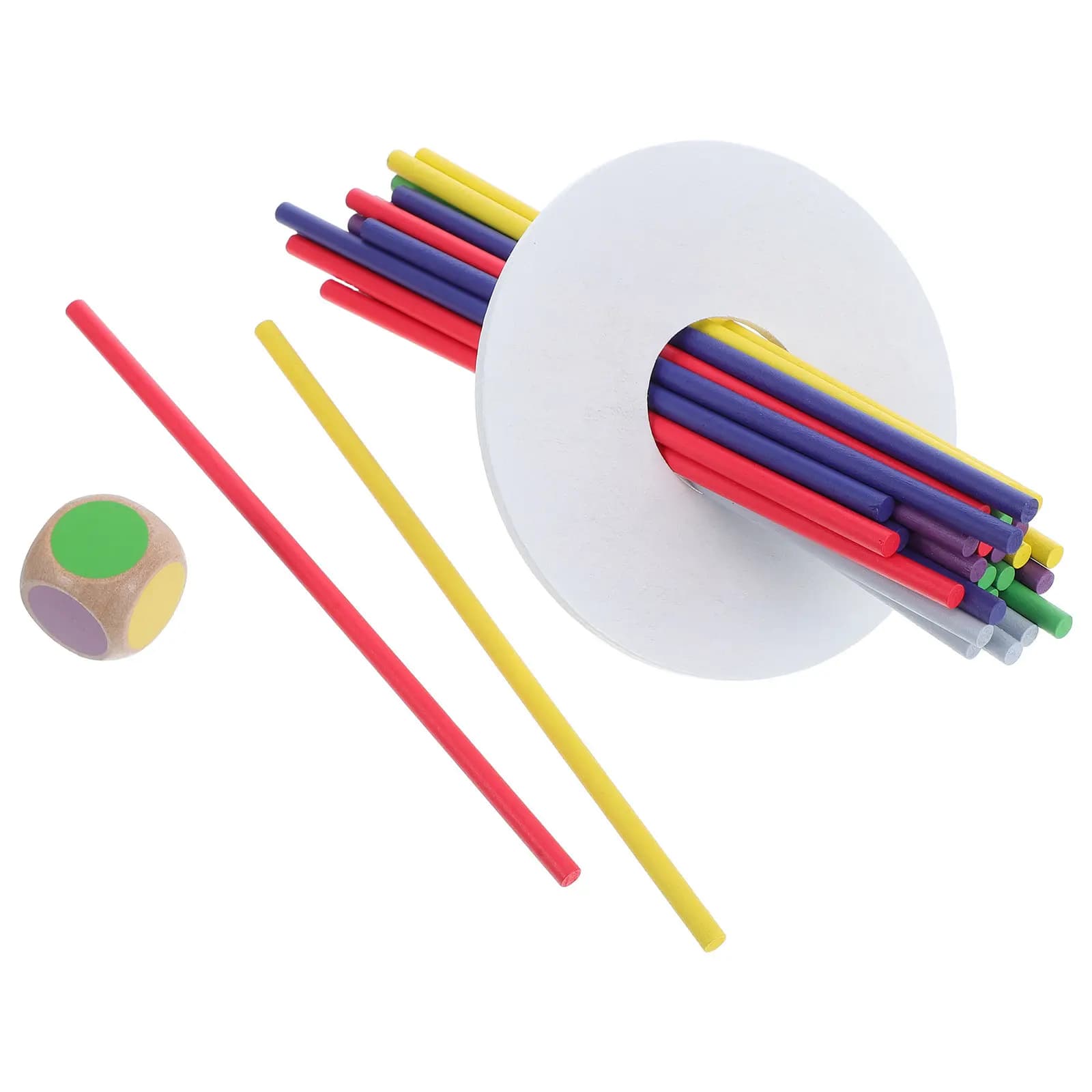 1 set di bastoncini di equilibrio in legno colorati, gioco educativo che promuove la coordinazione occhio-mano, la pazienza e l'interazione